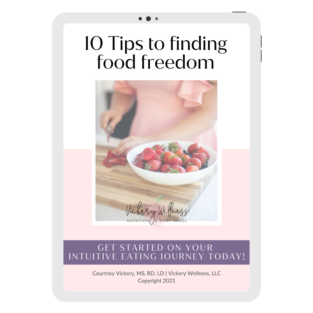 10 tips to finding food freedom, dietitian nutritionist athens, ga