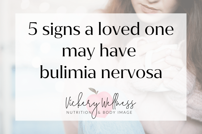 signs of bulimia nervosa vickery wellness