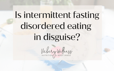 Is intermittent fasting disordered eating in disguise?