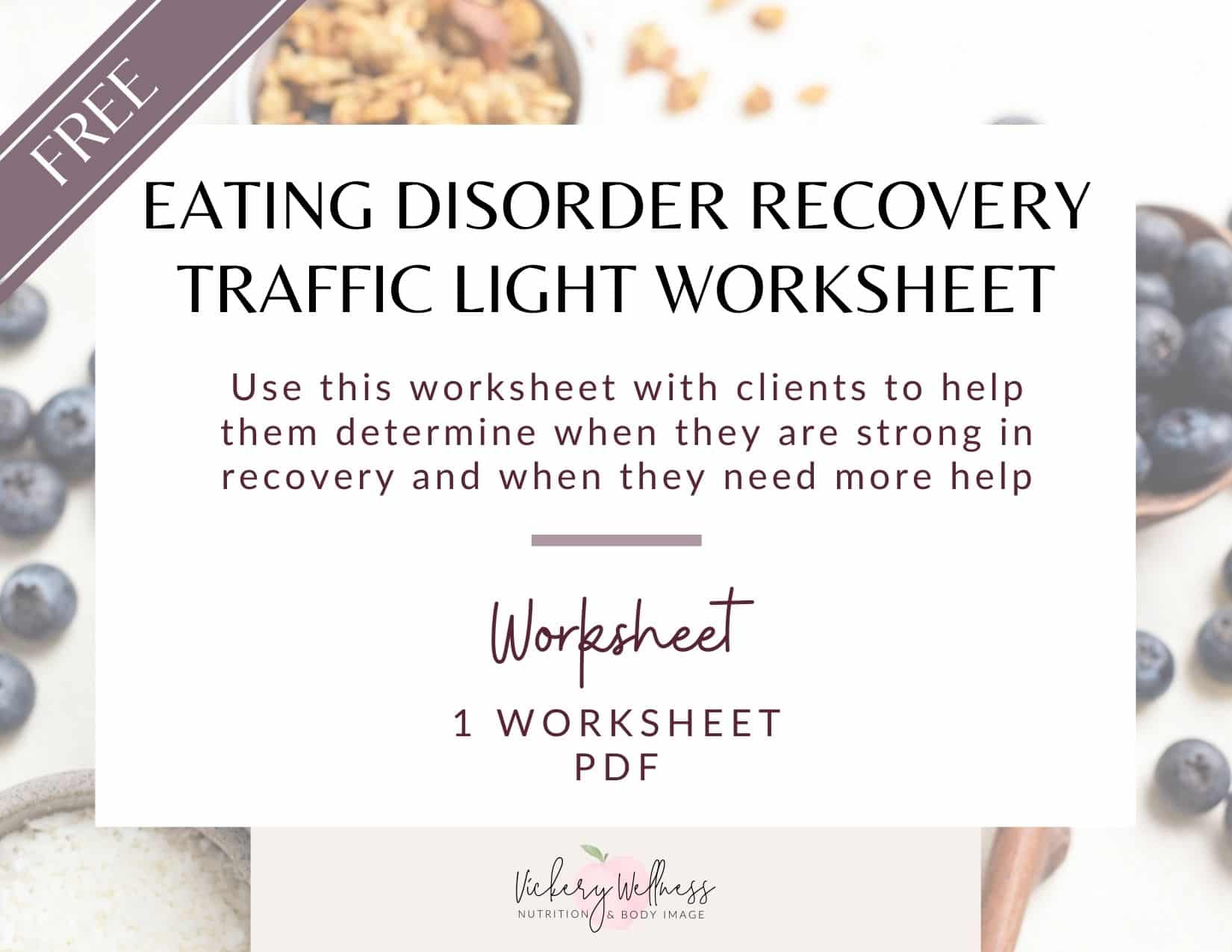 eating disorder recovery traffic light for dietitian nutritionist