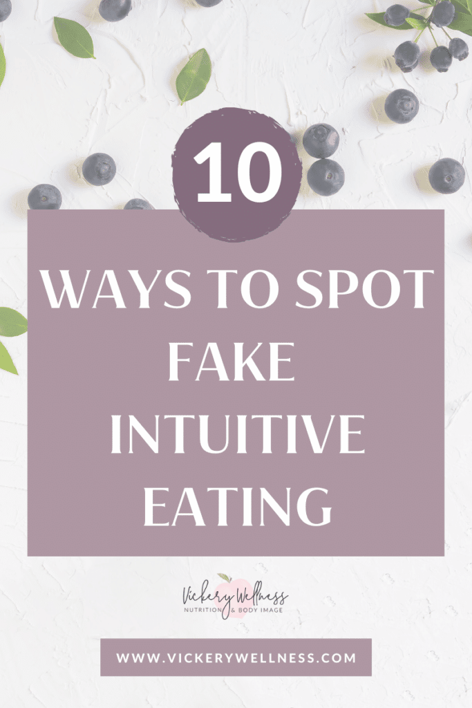 how to spot fake intuitive eating vickery wellness athens ga dietitian nutritionist