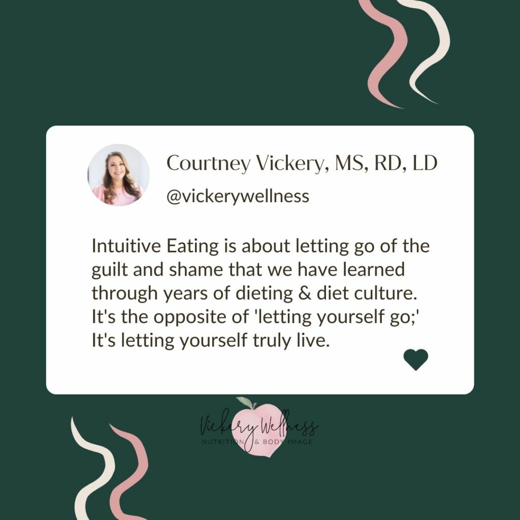 Is intuitive eating a weight loss diet? vickery wellness courtney vickery haes