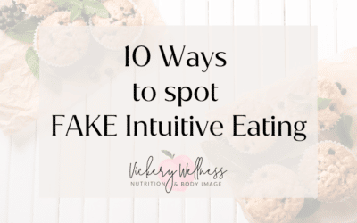 How to spot fake Intuitive Eating