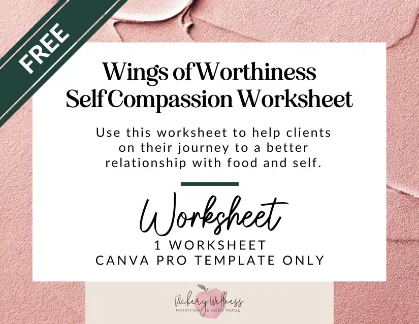 self compassion worksheet